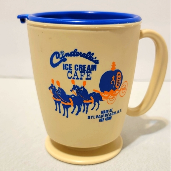 Vintage Kitchen Vintage Travel Mug Coffee Mug Cinderella Ice Cream
